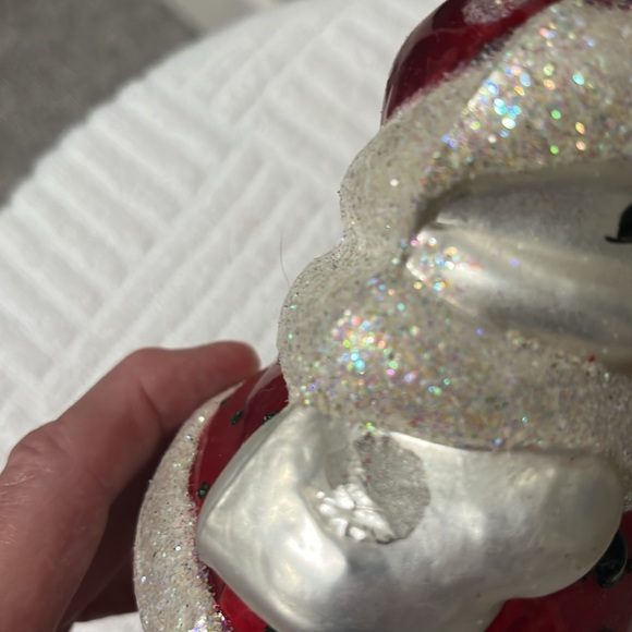 Hand Crafted Glass Christmas Snowman Ornament - Picture 9 of 16